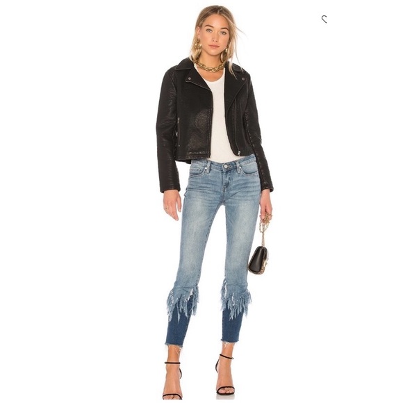 Blank NYC Denim - BLANK NYC SECRET WEAPON FRAYED IN BLUE BY REVOLVE SIZE 26